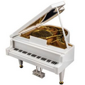 Piano W/ Ballerina Music Box